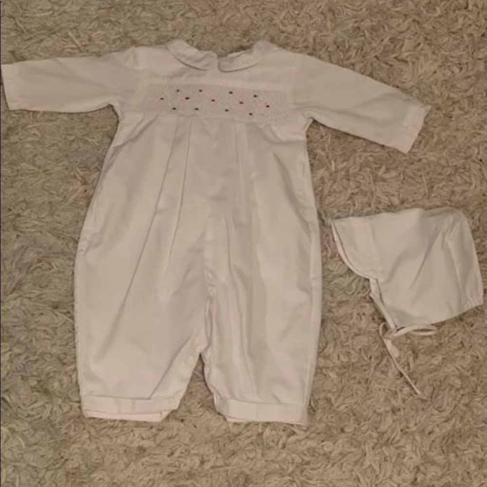 Petit Ami Christmas Smock